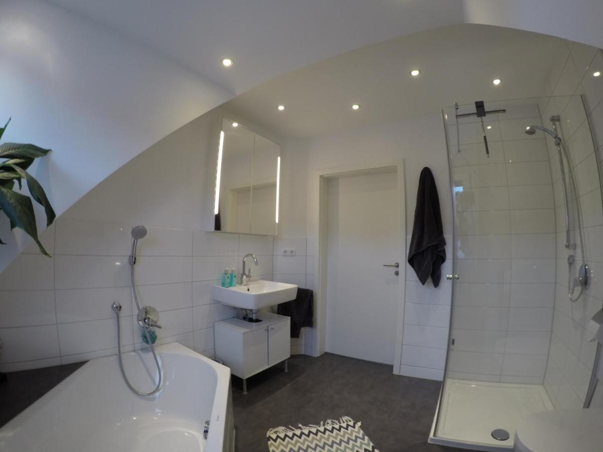 Modernes Penthouse, Nahe Wuerzburg Apartman Kültér fotó